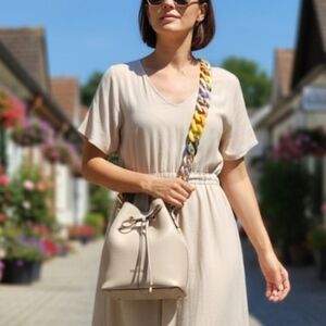 Furla Leather Bucket Bag